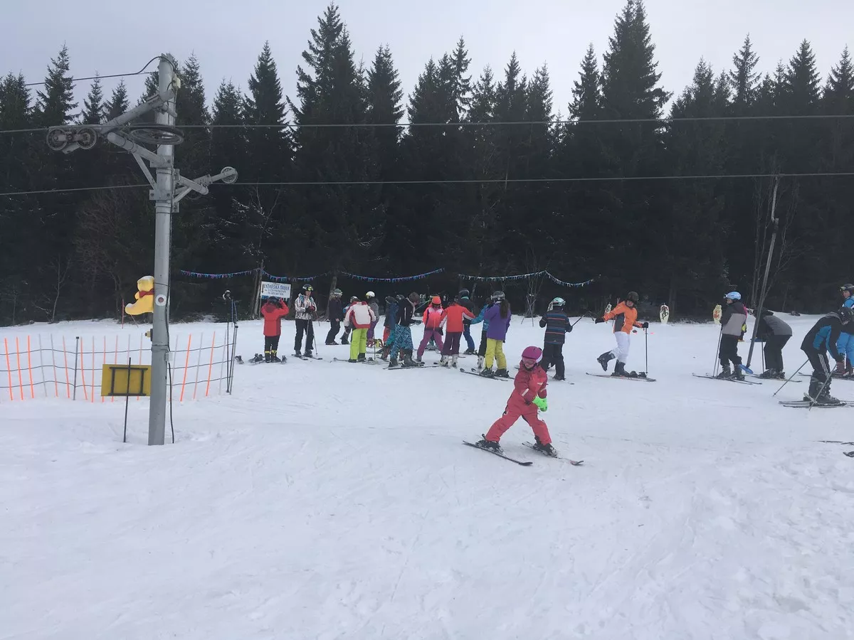 Kinderpark im Skigebiet
