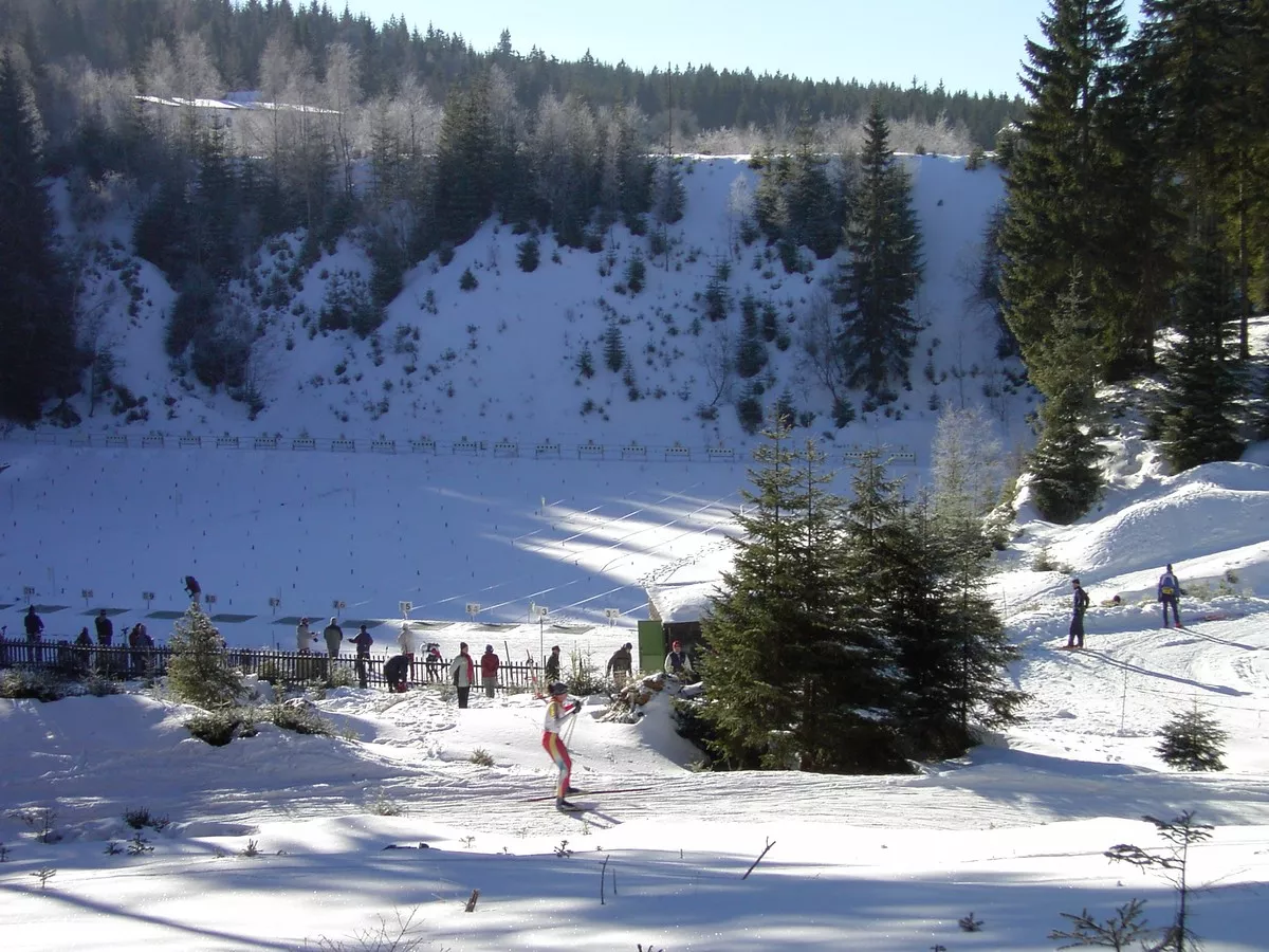 Biathlonanlage bei Jachymov