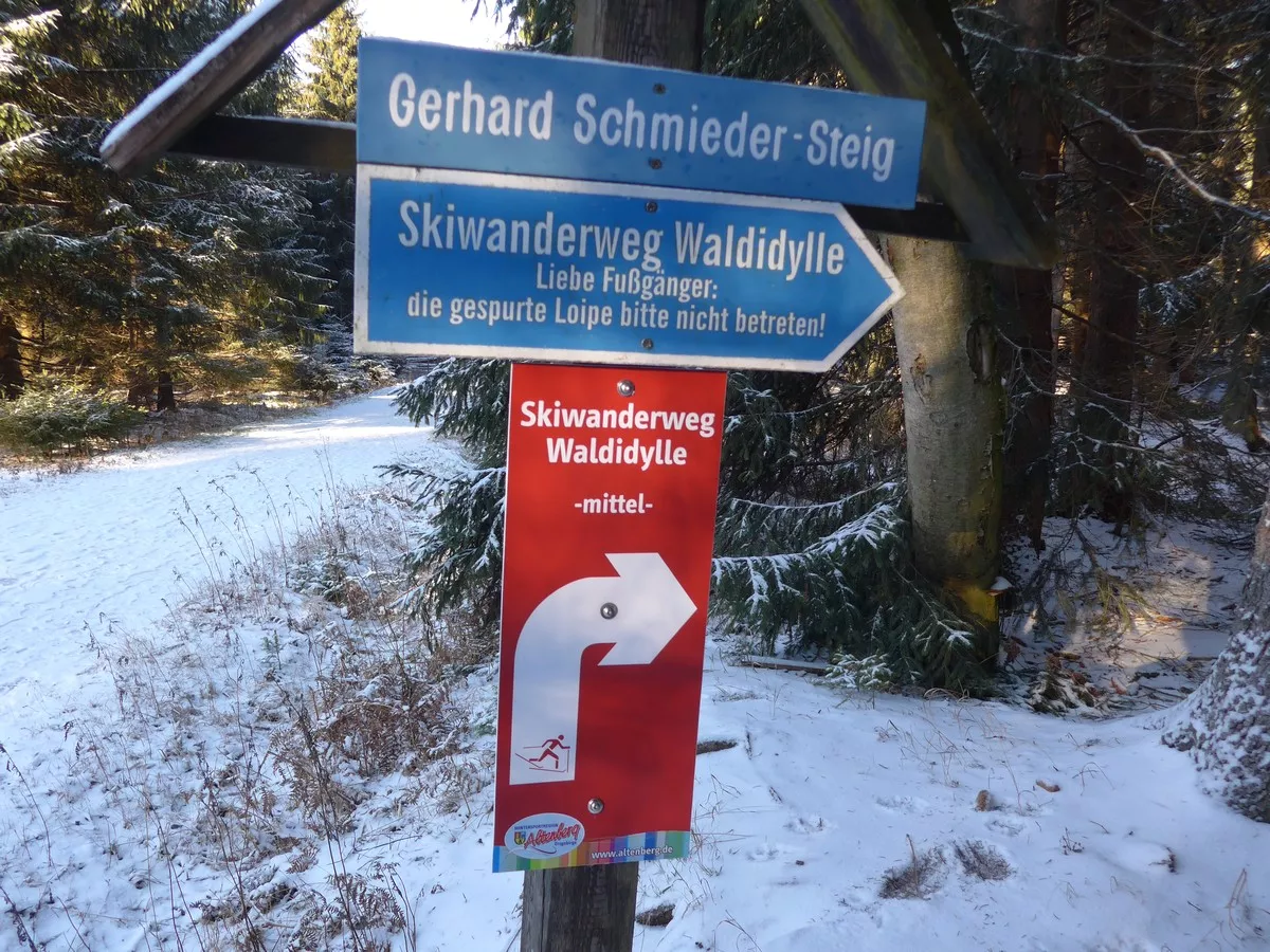 Skiwanderweg Waldidylle