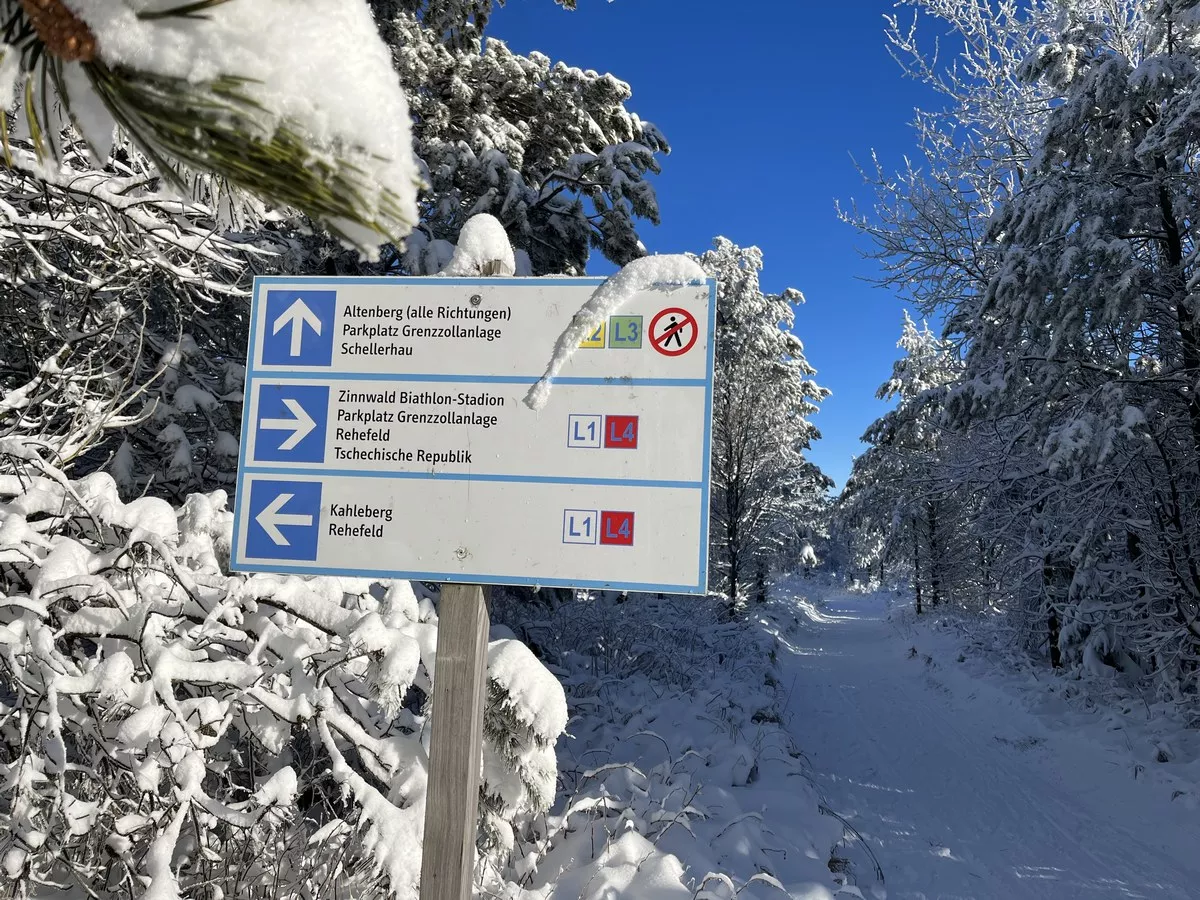 Loipengebiet Altenberg - Evasteig
