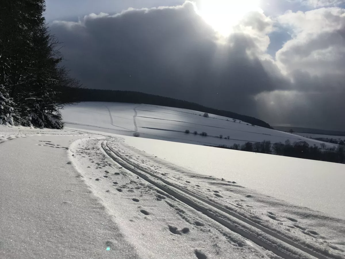 Crottendorfer Skiwanderweg nahe Liebenstein