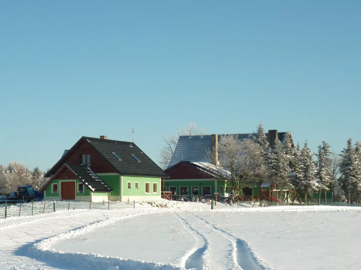 Loipeneinstieg Dlouha Louka - Pension Rozcestí