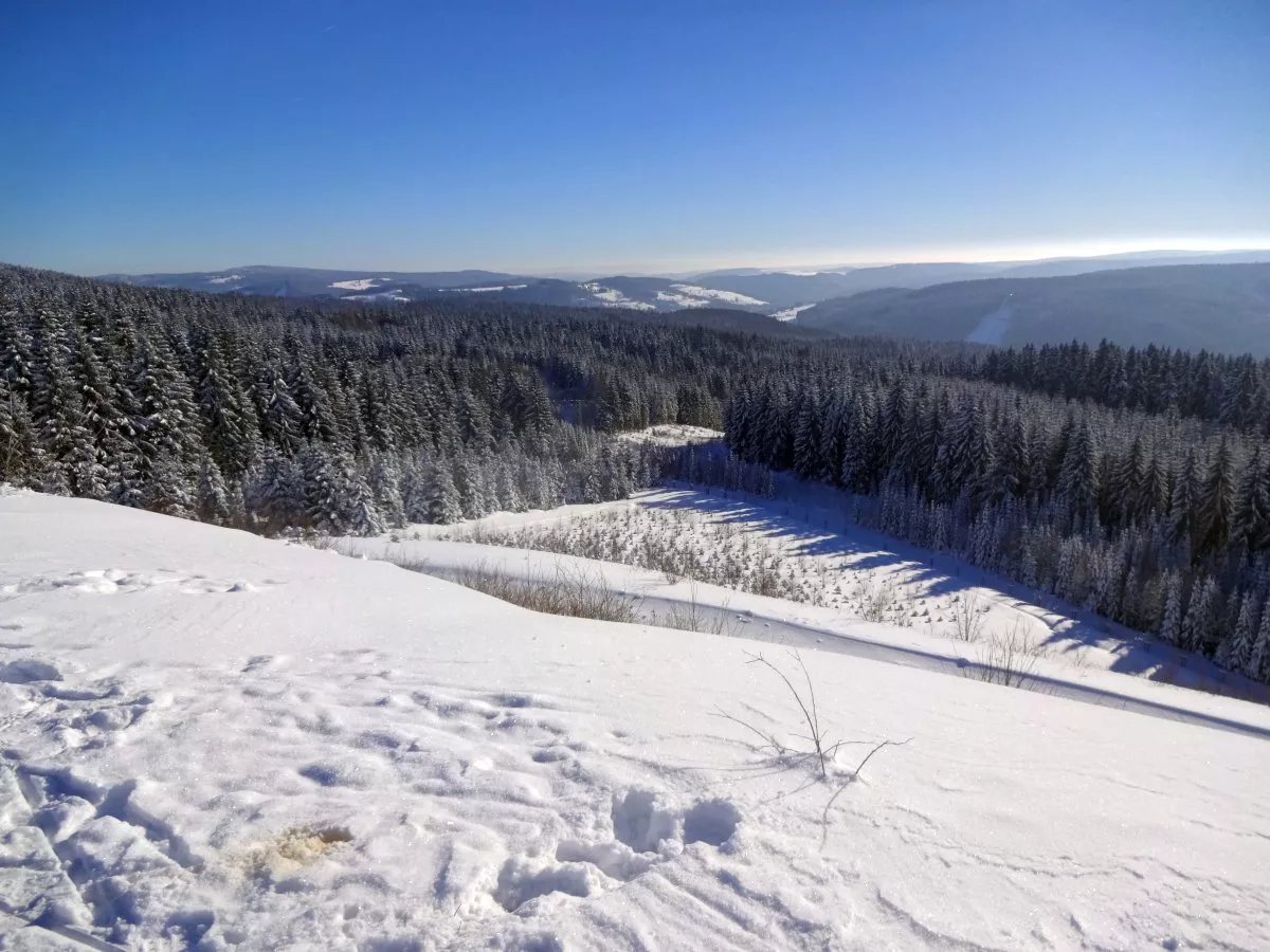 Schneckenstein-Aussicht ins Obere Vogtland
