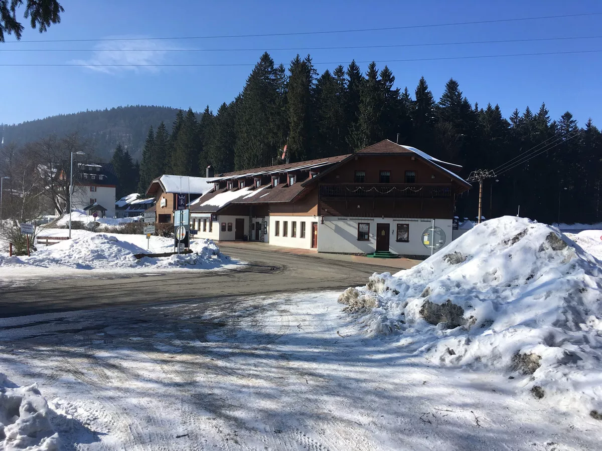 Oberhalb von Železná Ruda (Böhmisch Eisenstein) am Spitzbergsattel