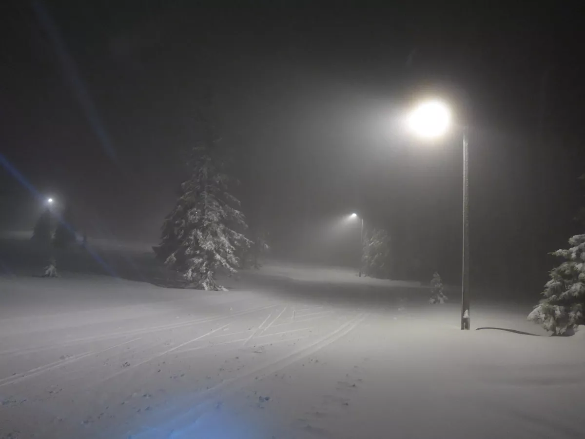 Nachtloipe bei Sjusjøen