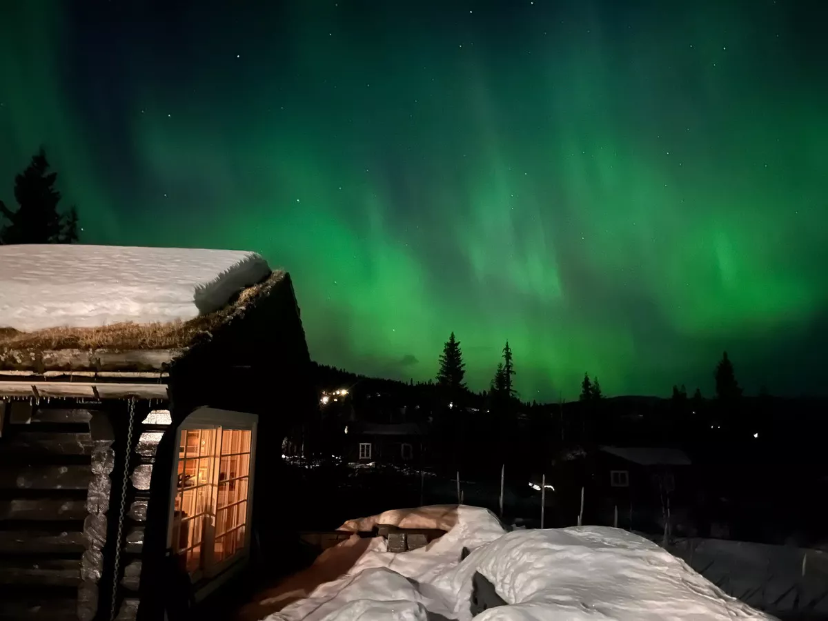 Polarlichter bei Skeikampen
