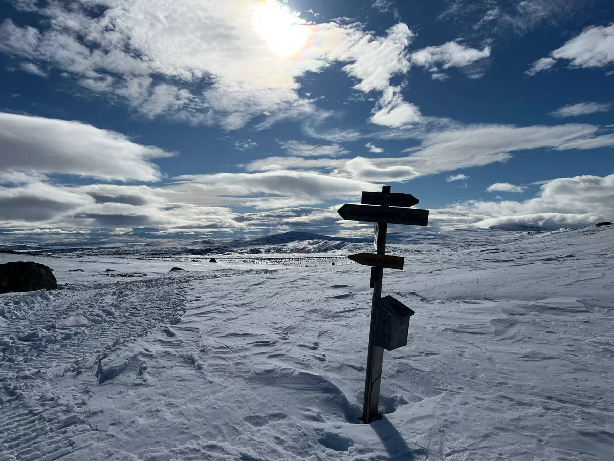 Loipe am Langsua-Nationalpark (Leppskardet)