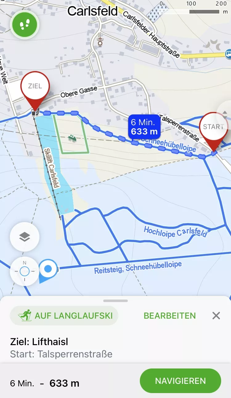 Screenshot Mapy.cz App
