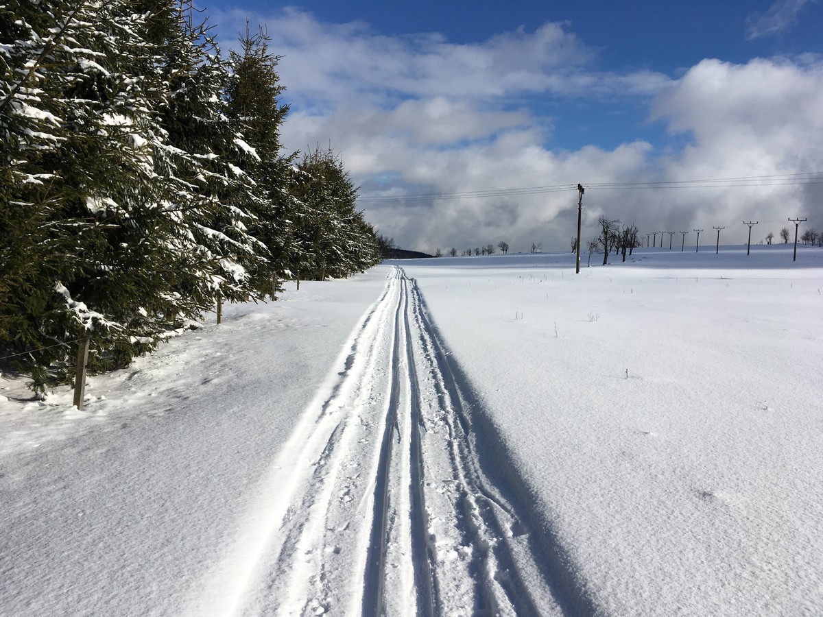 Skimagistrale bei Medenec