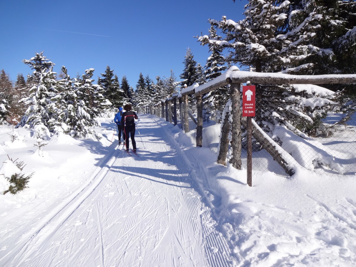 Skimagistrale nahe Göhrener Tor