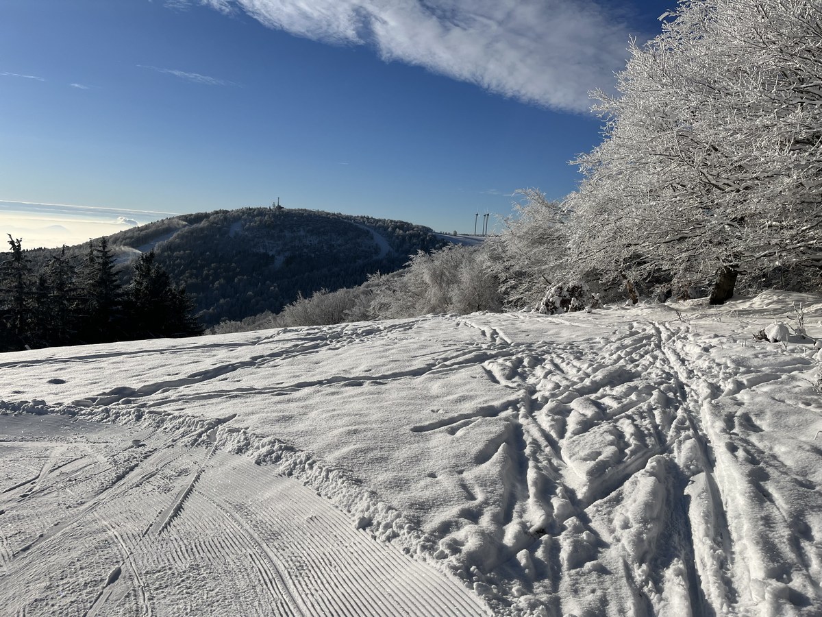 Blick auf den Bournak (Stürmer) von der Skimagistrale