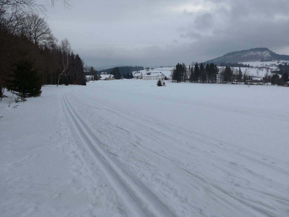 Skiwanderweg bei Kühberg