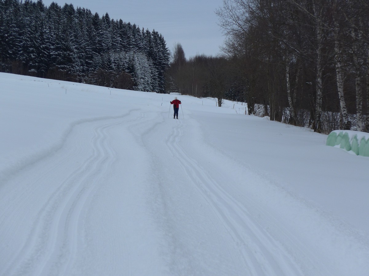Skiwanderweg bei Crottendorf