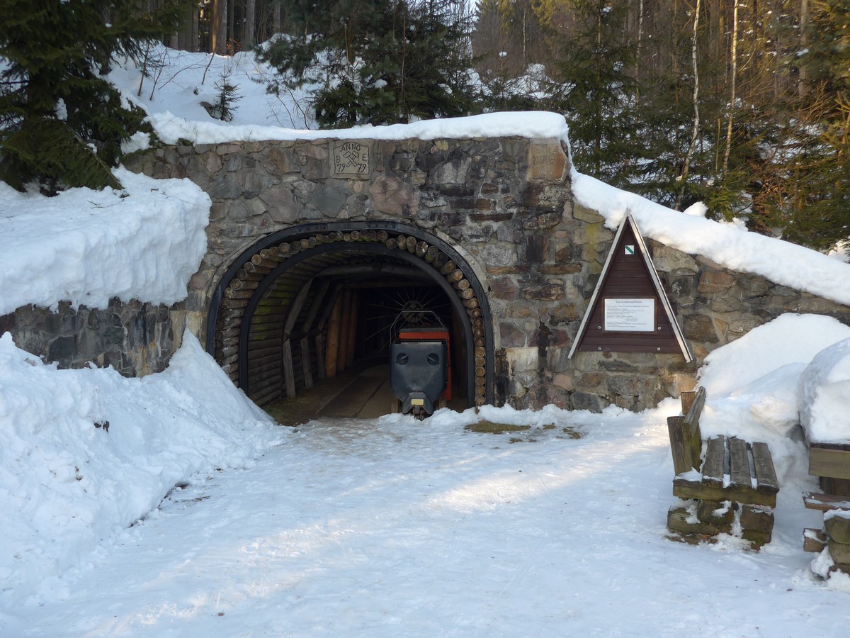 Greifensteinstollen im Winter