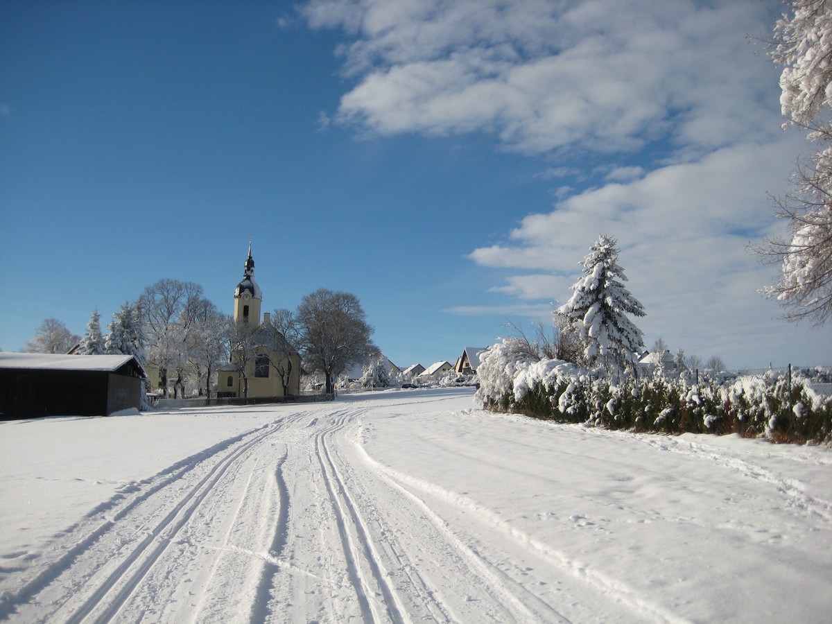 Loipe bei Berbisdorf