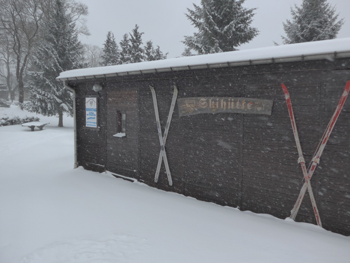 Skihütte bei Jägerhaus