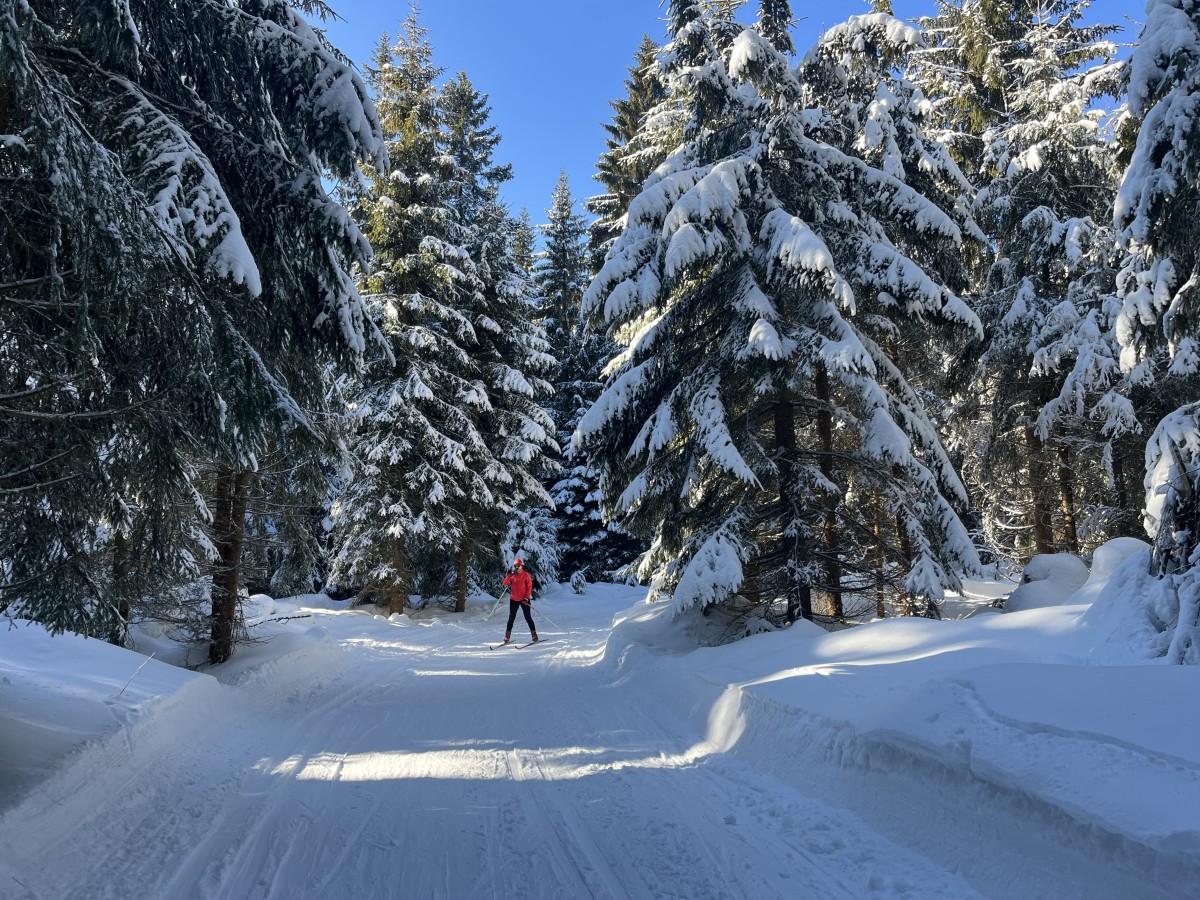 Loipengebiet Johanngeorgenstadt nahe Henneberg