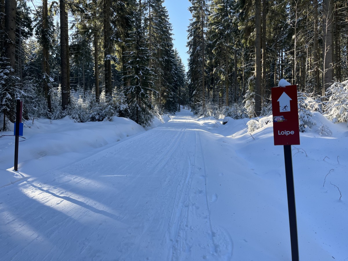 Anschluss Unterjugel als Skiwanderweg