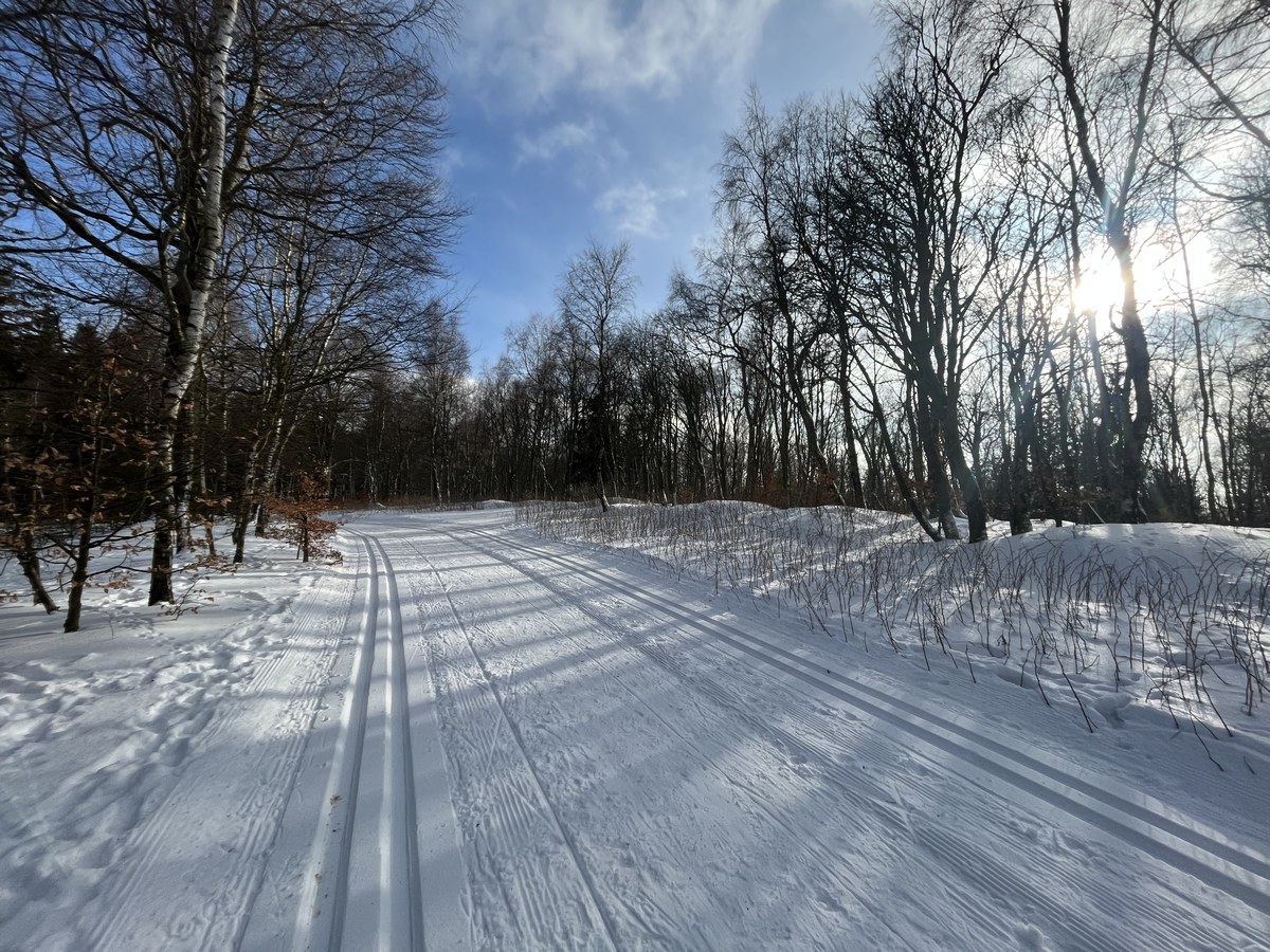 Loipengebiet Kliny - Anschluss zum Skihang