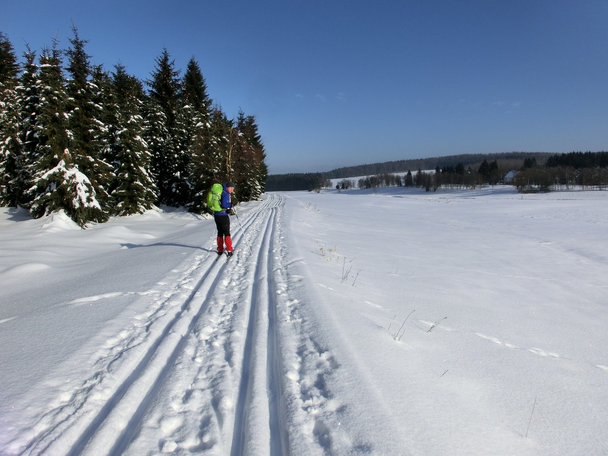 Skimagistrale bei Reitzenhain