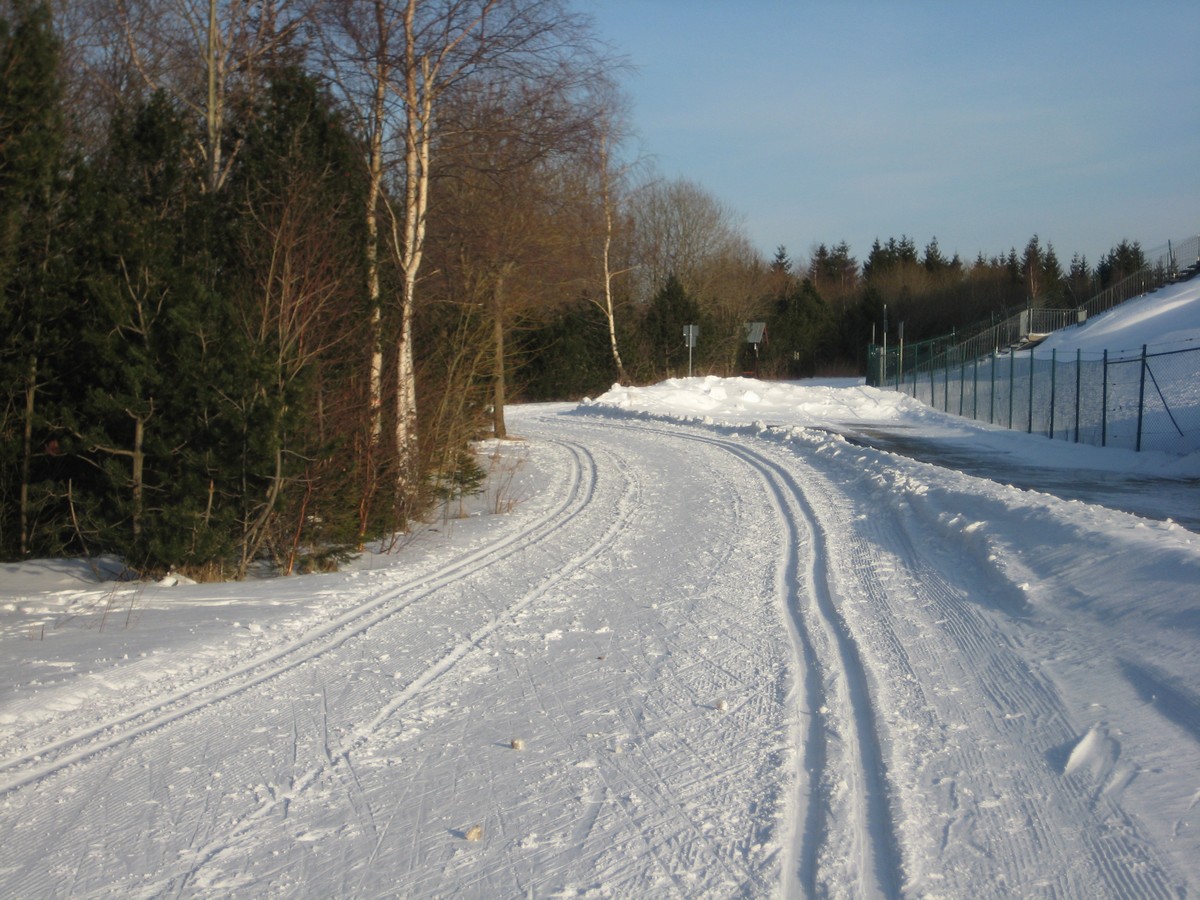 Loipe rund ums Oberbecken Markersbach