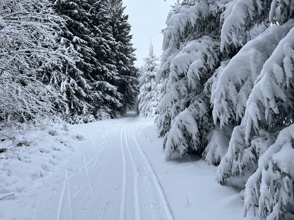 3km-Loipe Nassau parallel zur Kalkstraße