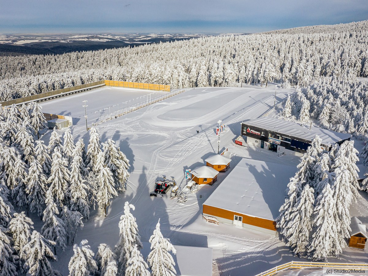 Skiarena am Fichtelberg mit Biathlonanlage