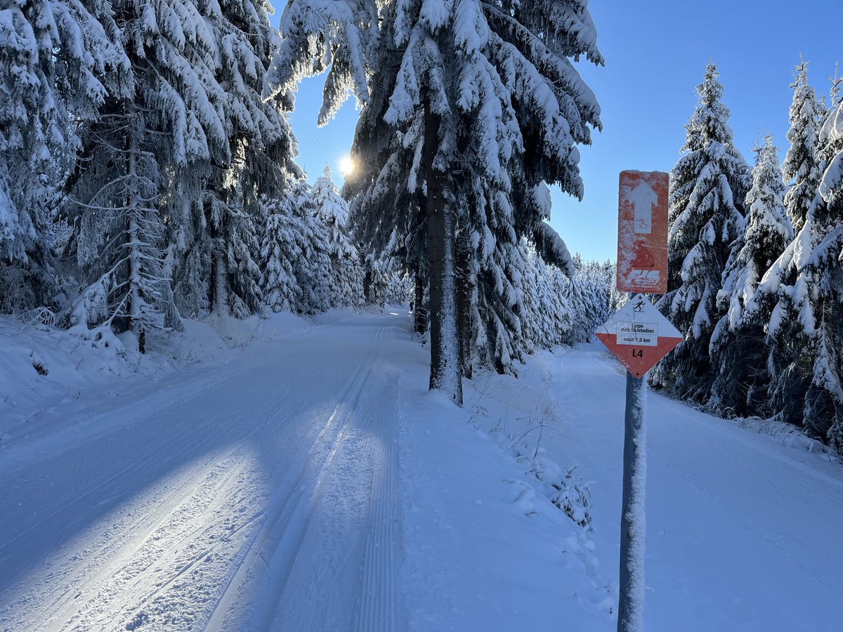 Loipe Oberwiesenthal zur Skiarena