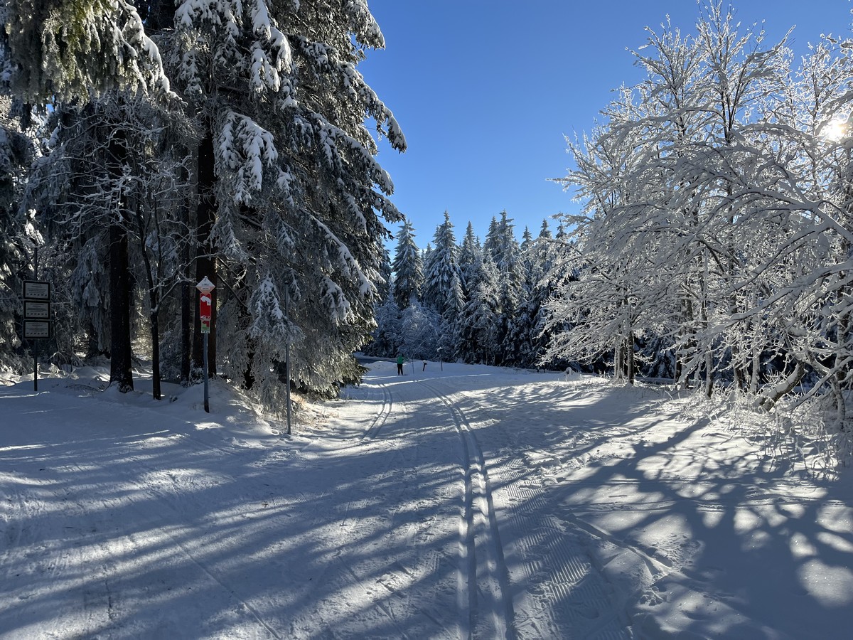 Skimagistrale nahe Grenzübergang Deutsches Gehau