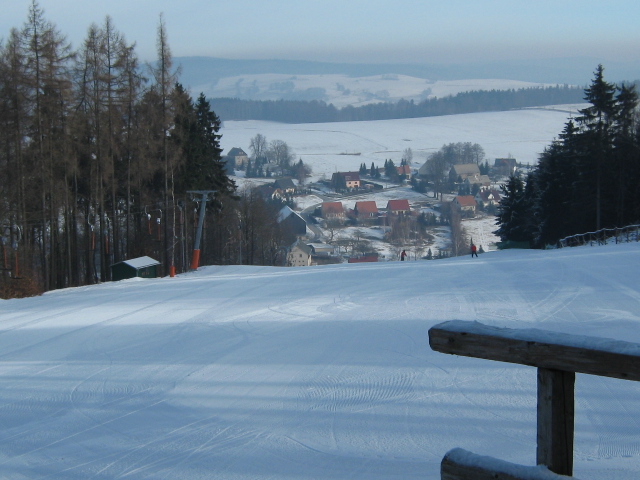 Skihang Rugiswalde - oberer Pistenteil