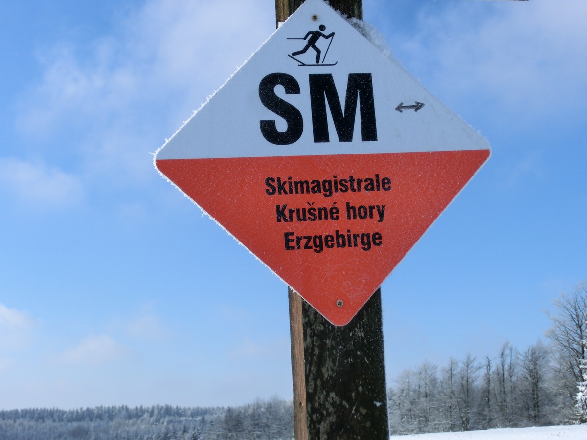 Schild Skimagistrale