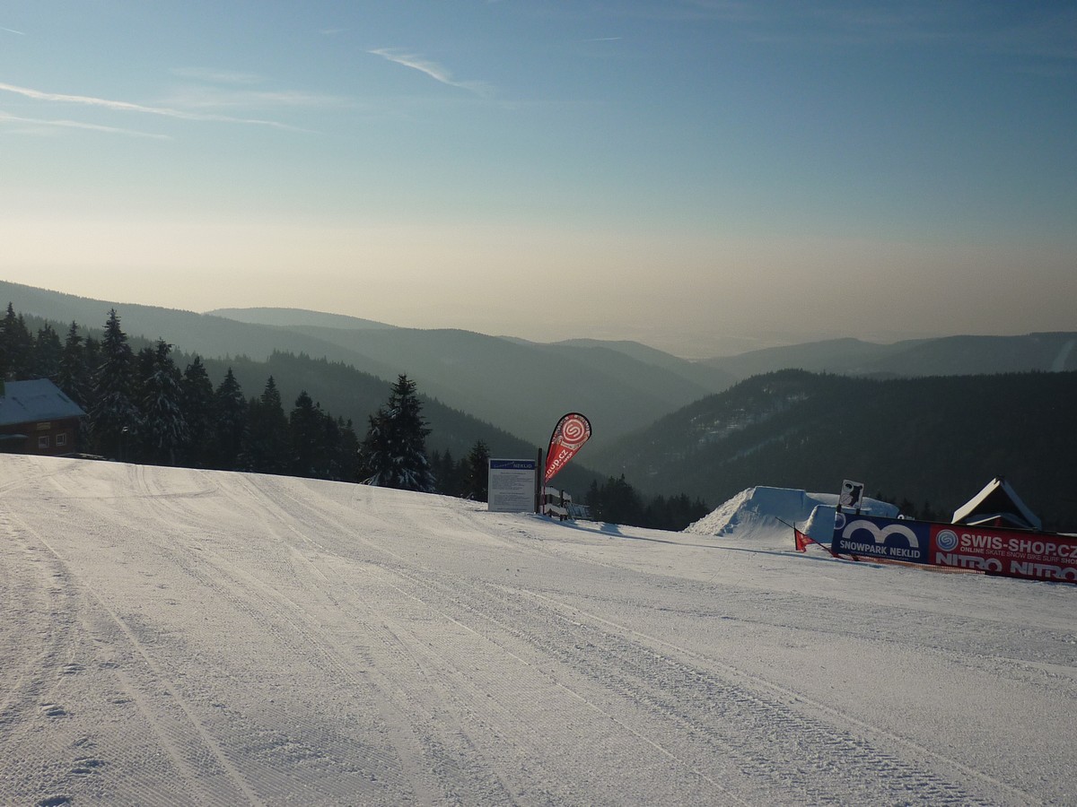 Snowpark bei Neklid (Bozi Dar, Klinovec)