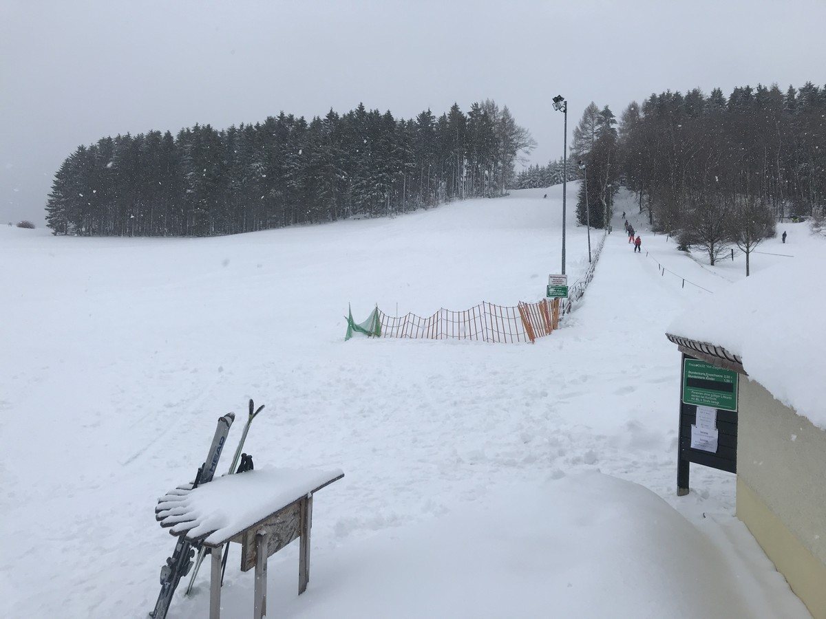Skilift und Skihang Zwönitz