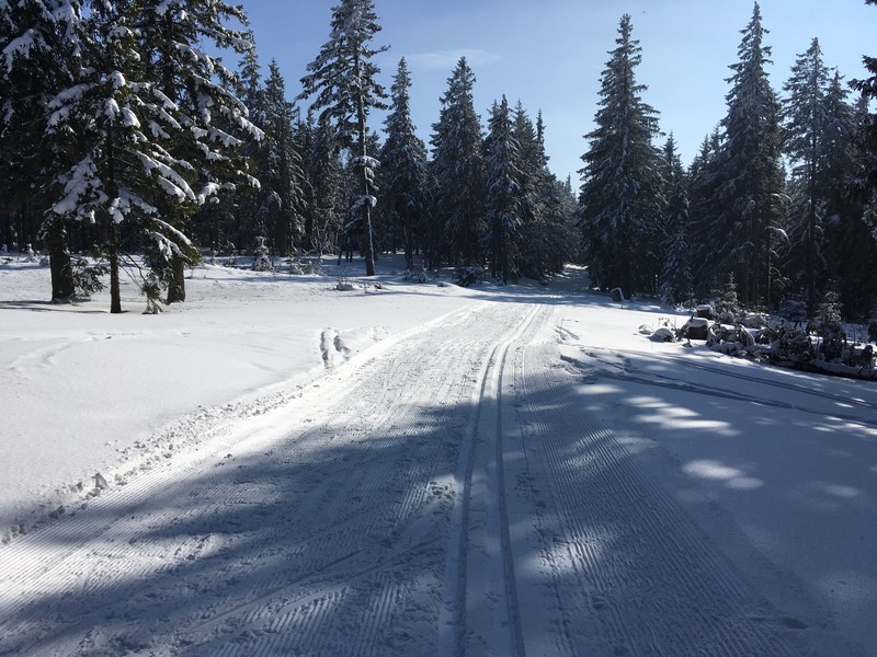 Winter am 1214 Meter hohen Berg Pancír