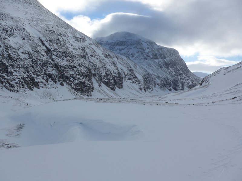 Nahe des höchsten Punktes der Skitour